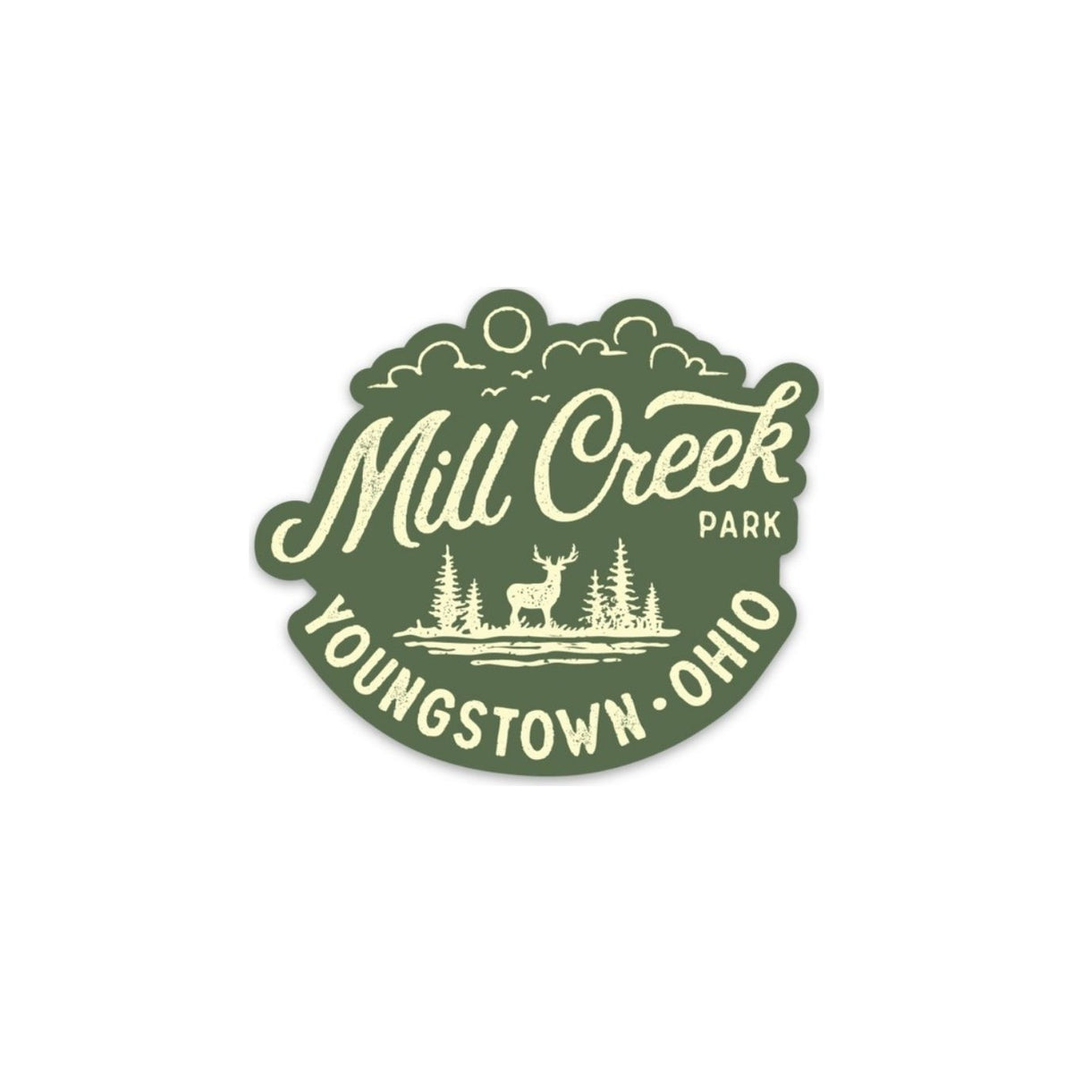 Mill Creek Park | Deer Badge Sticker