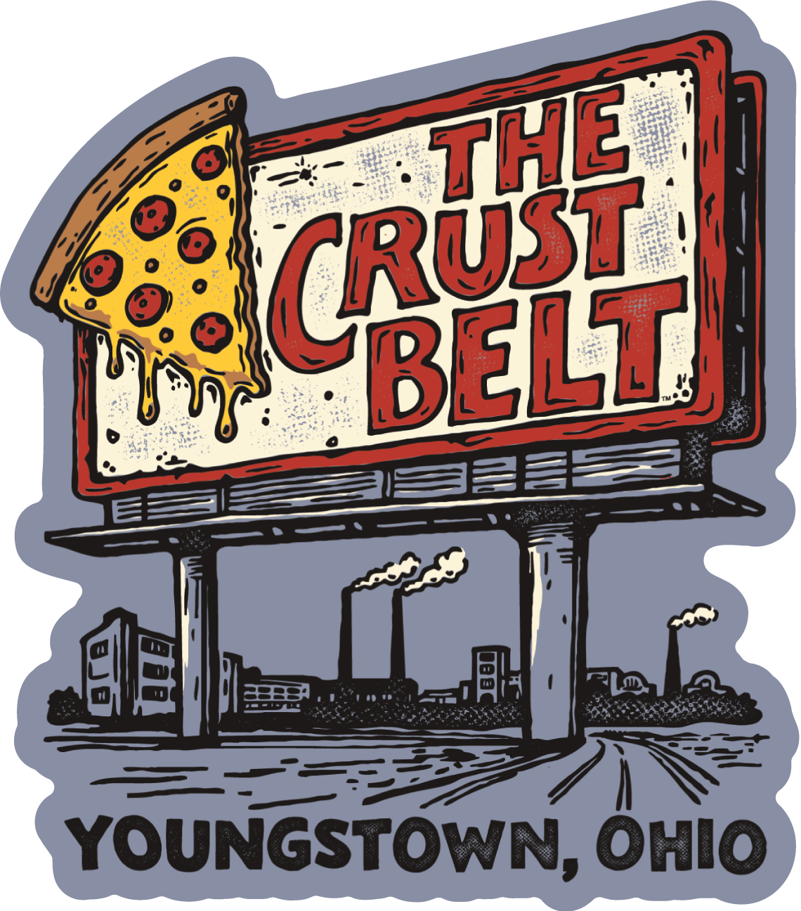 Crust Belt Sticker