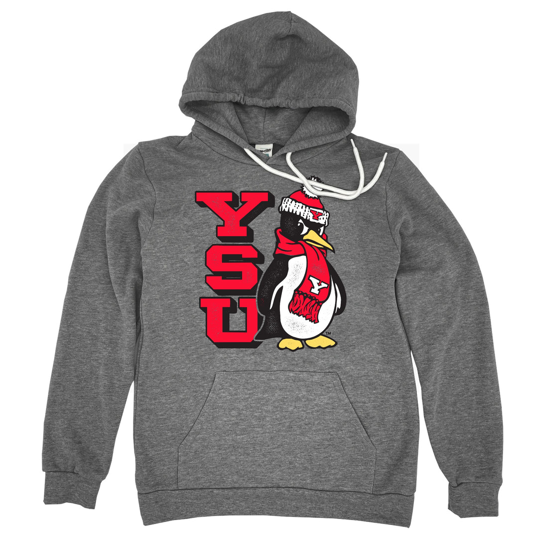 Block Pete Hoodie in Heather Charcoal by Youngstown Clothing Co.