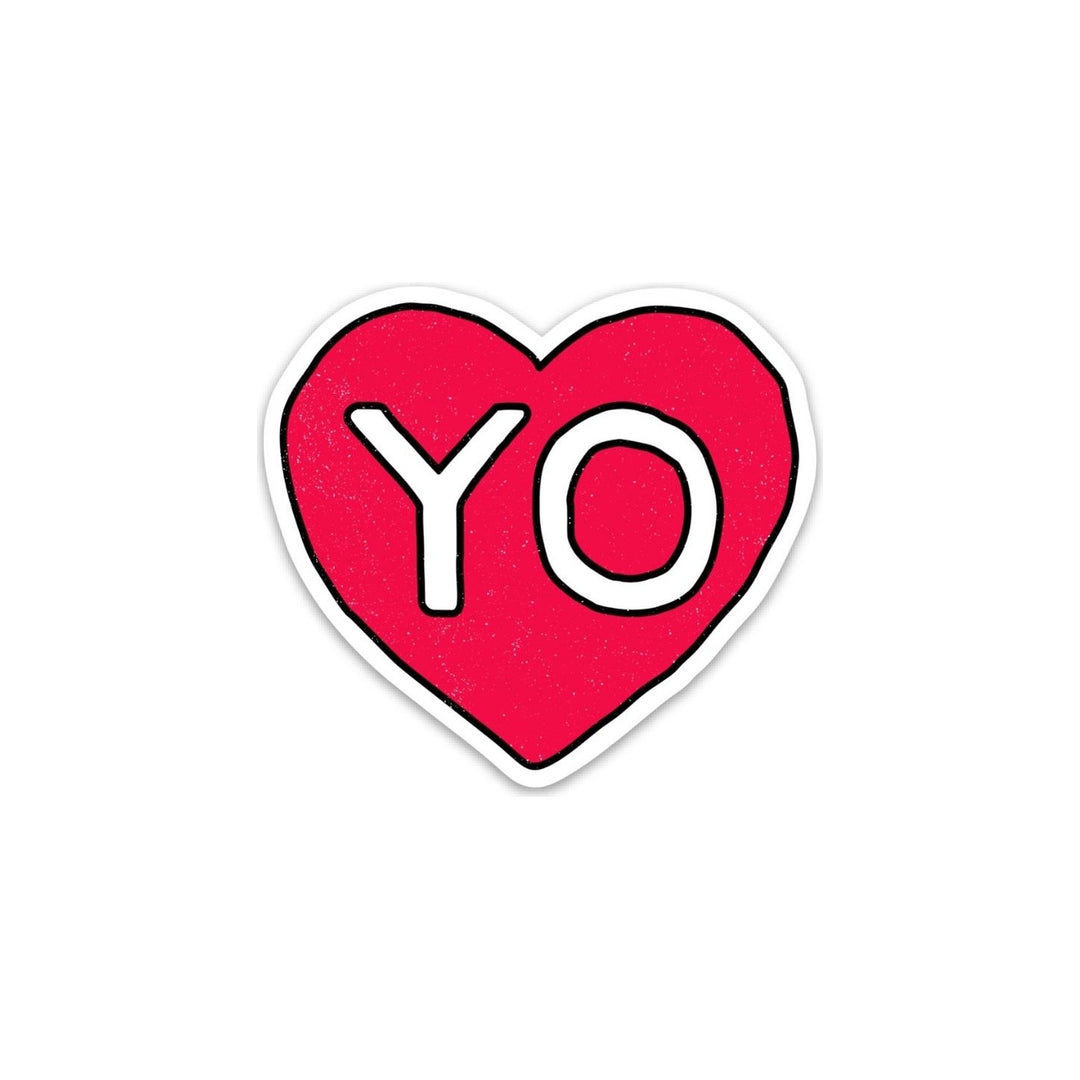Yo Heart Sticker by Youngstown Clothing Co.