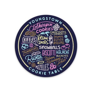 Cookie Table Collage Sticker