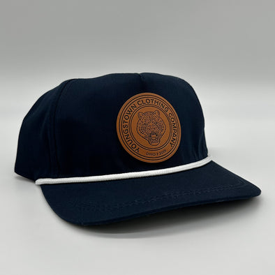 YCC Tiger Snapback Rope Hat (Leather Badge Logo)