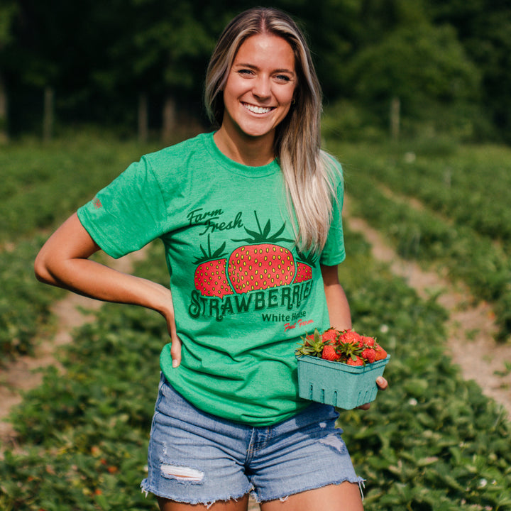 White House Fruit Farm Strawberries tee, view 2 by Youngstown Clothing Co.