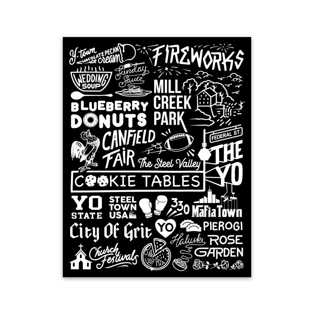 Ytown Collage Magnet by Youngstown Clothing Co.