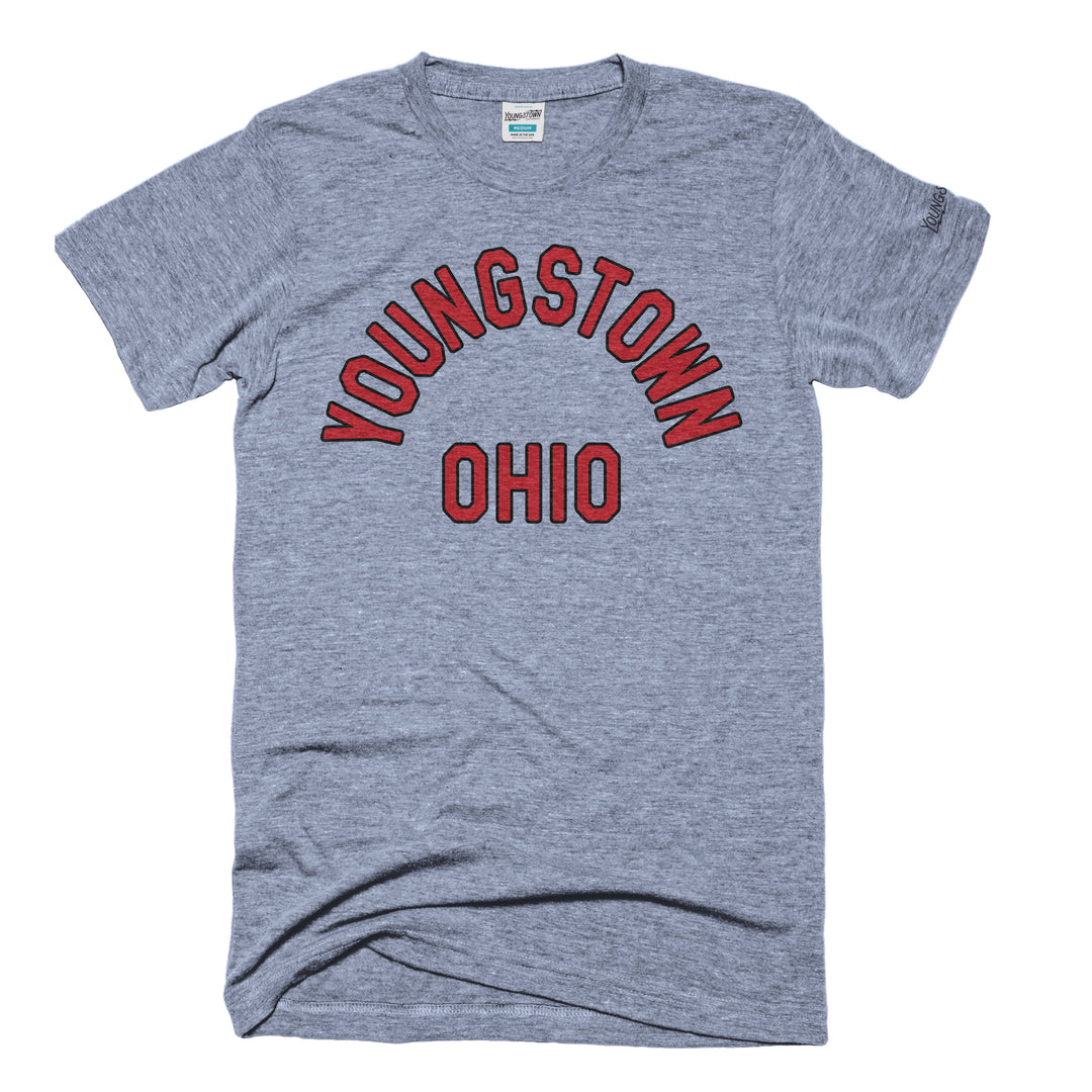 Youngstown Ohio tee in Heather Gray by Youngstown Clothing Co.