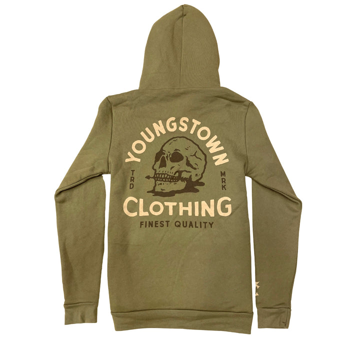 YCC Skull Hoodie, view 2 by Youngstown Clothing Co.