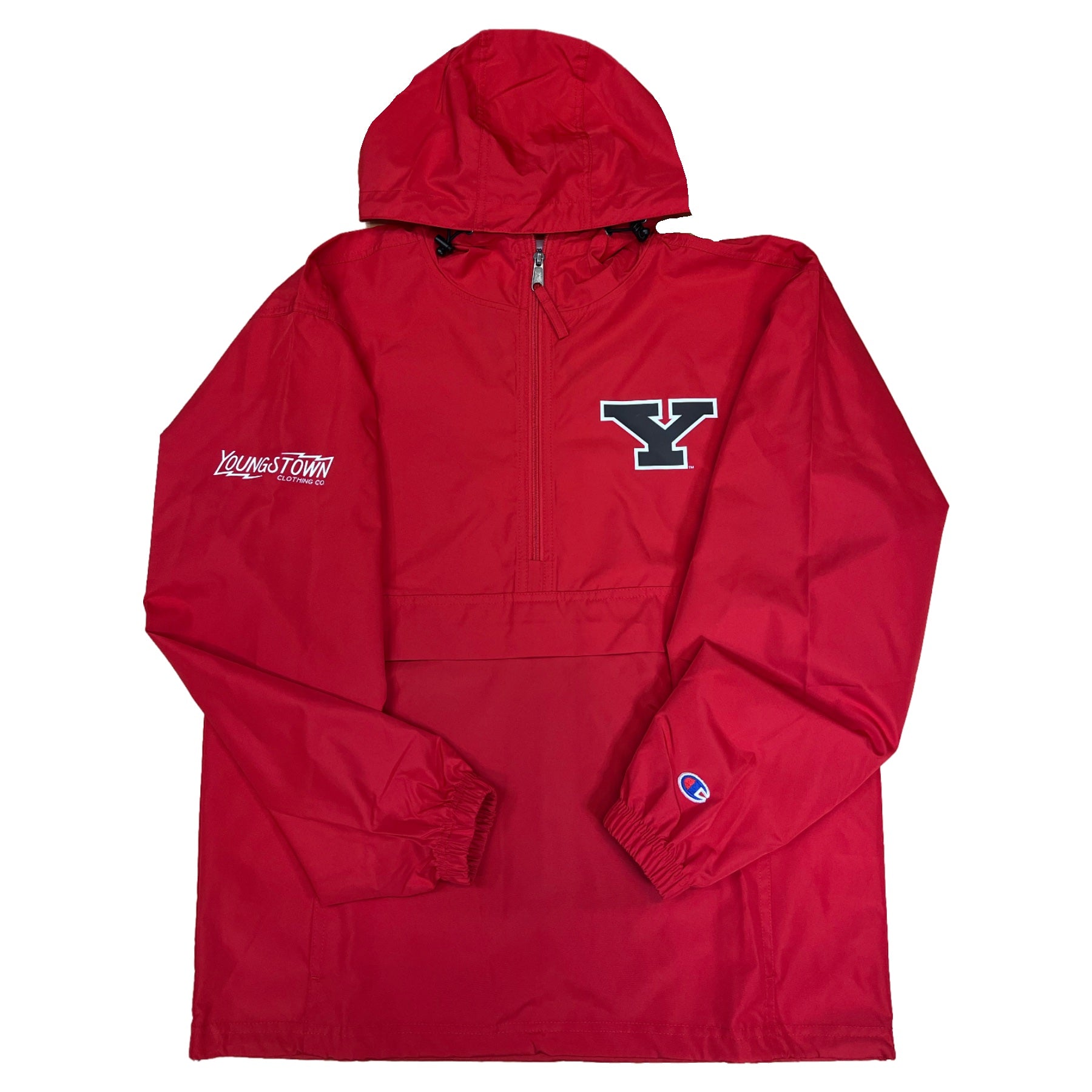 YSU Champion Anorak Jacket (Red) Youngstown Clothing Co
