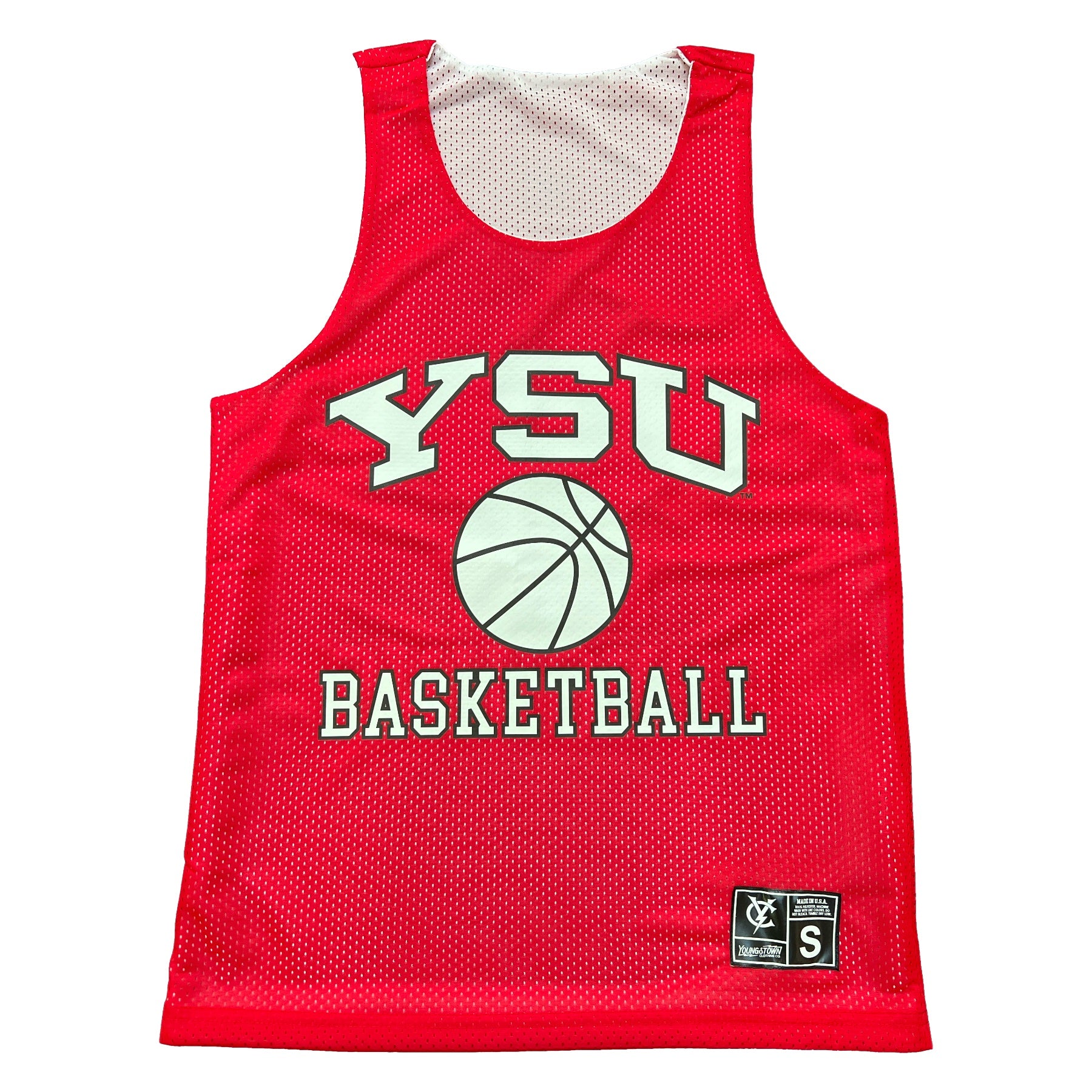 YSU Youngstown State Reversible Basketball Jersey L