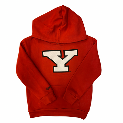 YSU Block Y Kids/ Youth Hoodie (Red)