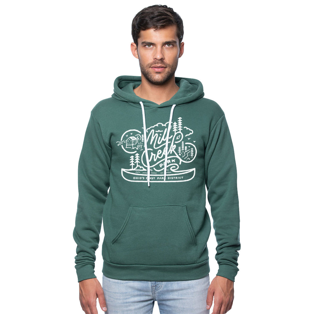 Mill Creek Park Hoodie, view 2 by Youngstown Clothing Co.