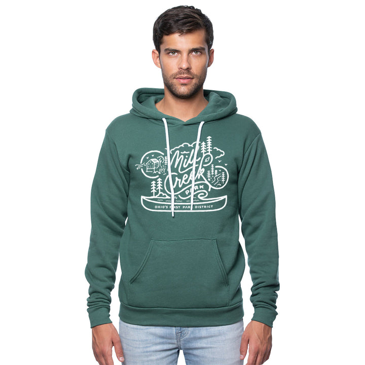 Mill Creek Park Hoodie, view 2 by Youngstown Clothing Co.