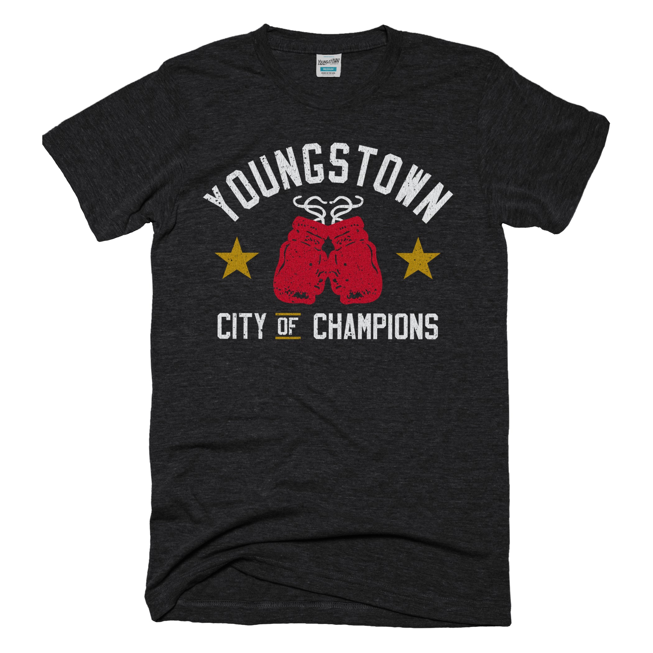 Youngstown City of Champions T-Shirt XXL / Heather Black
