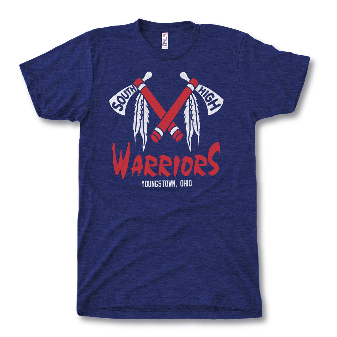 South High tee in Heather Navy by Youngstown Clothing Co.
